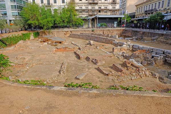 Athen Zentrum Kotzia Square Ausgrabung