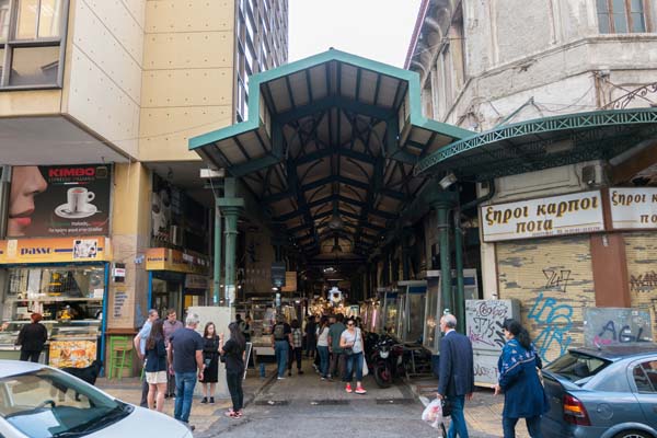 Athen Zentrum Zentraler-Markt