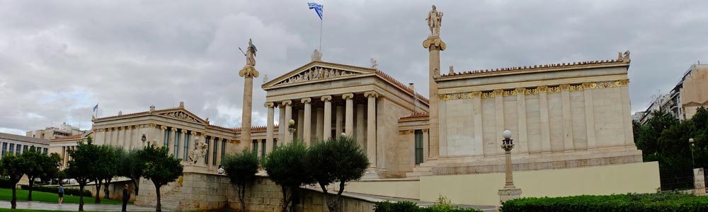 Athen Akadimia Athener Akademie Panorama