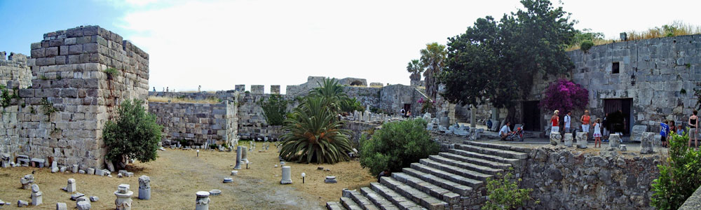 Kos Festung Neratzia Panorama