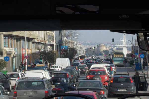 Thessaloniki Autoverkehr