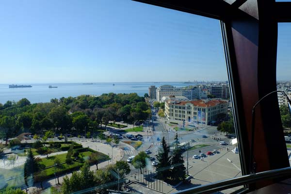 Thessaloniki Fernsehturm Aussicht