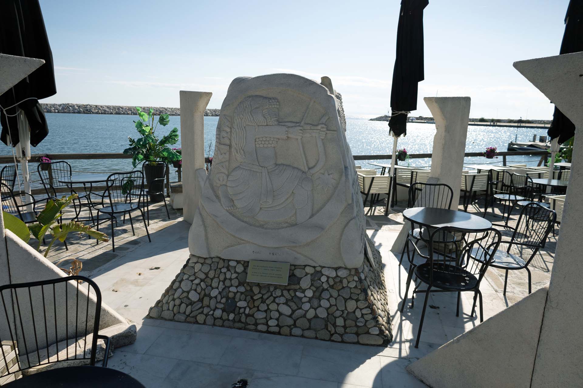 Limenaria Skulptur Thessalische Münze