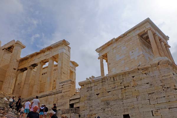 Athen Akropolis Propyläen und Niketempel