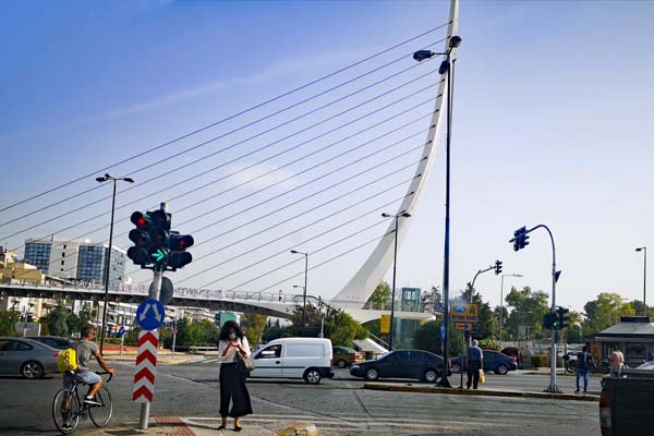Athen Katehaki Pedestrian Brücke