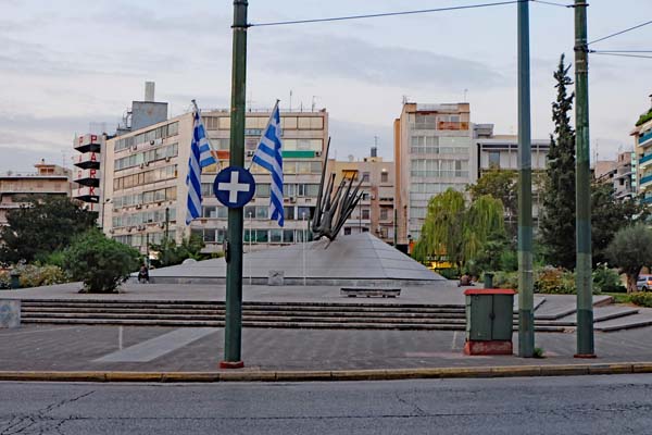 Athen Metaxourgio Fallen Aviators Monument