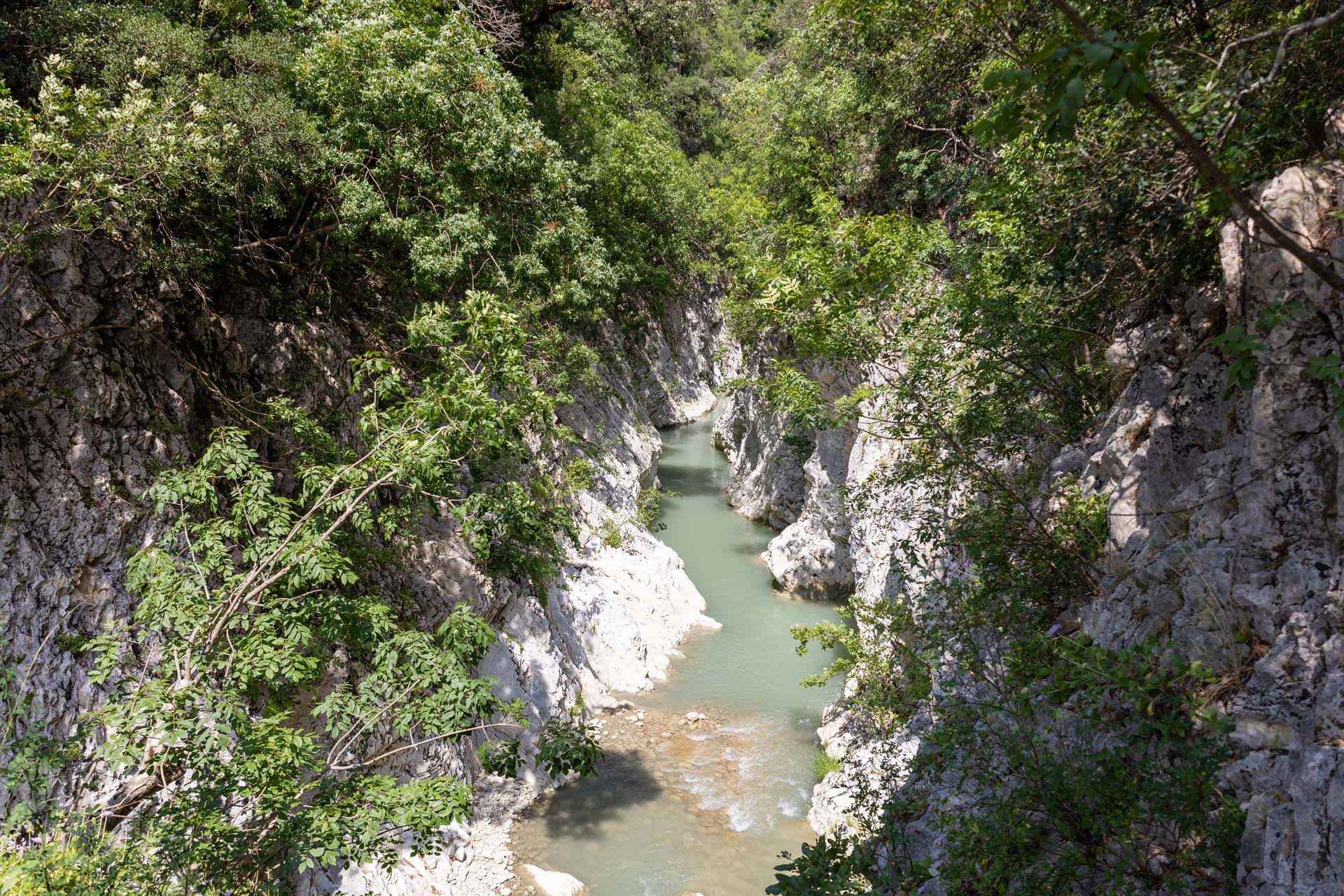 Die Schlucht Hades Gate und der Acheron