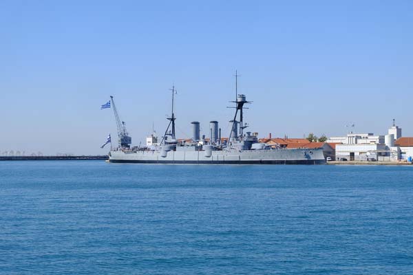Thessaloniki Hafen Marine Schiff