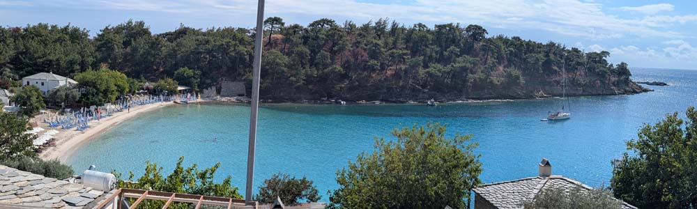 Aliki Beach Panorama
