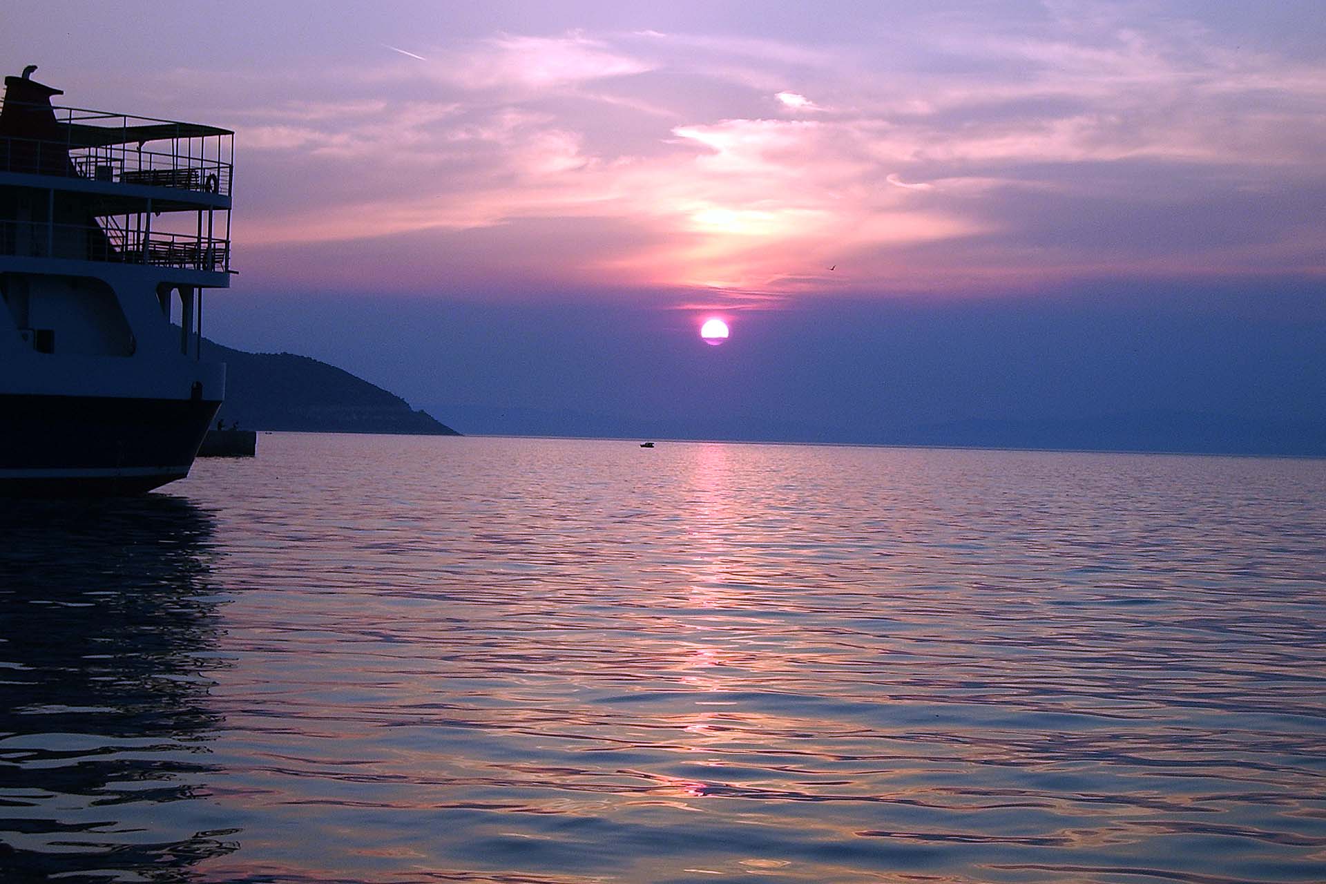 Limenas-Thasou Sonnenuntergang