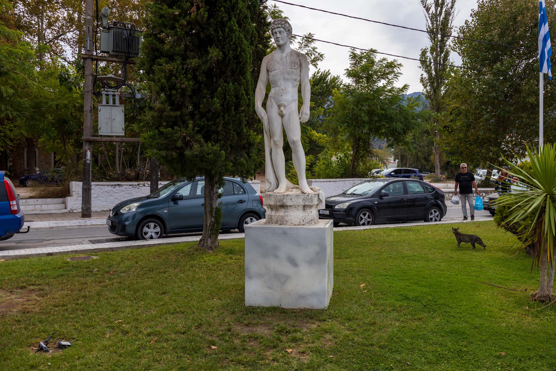 Limenas-Thasou Statue des Olympiasiegers Theagenes