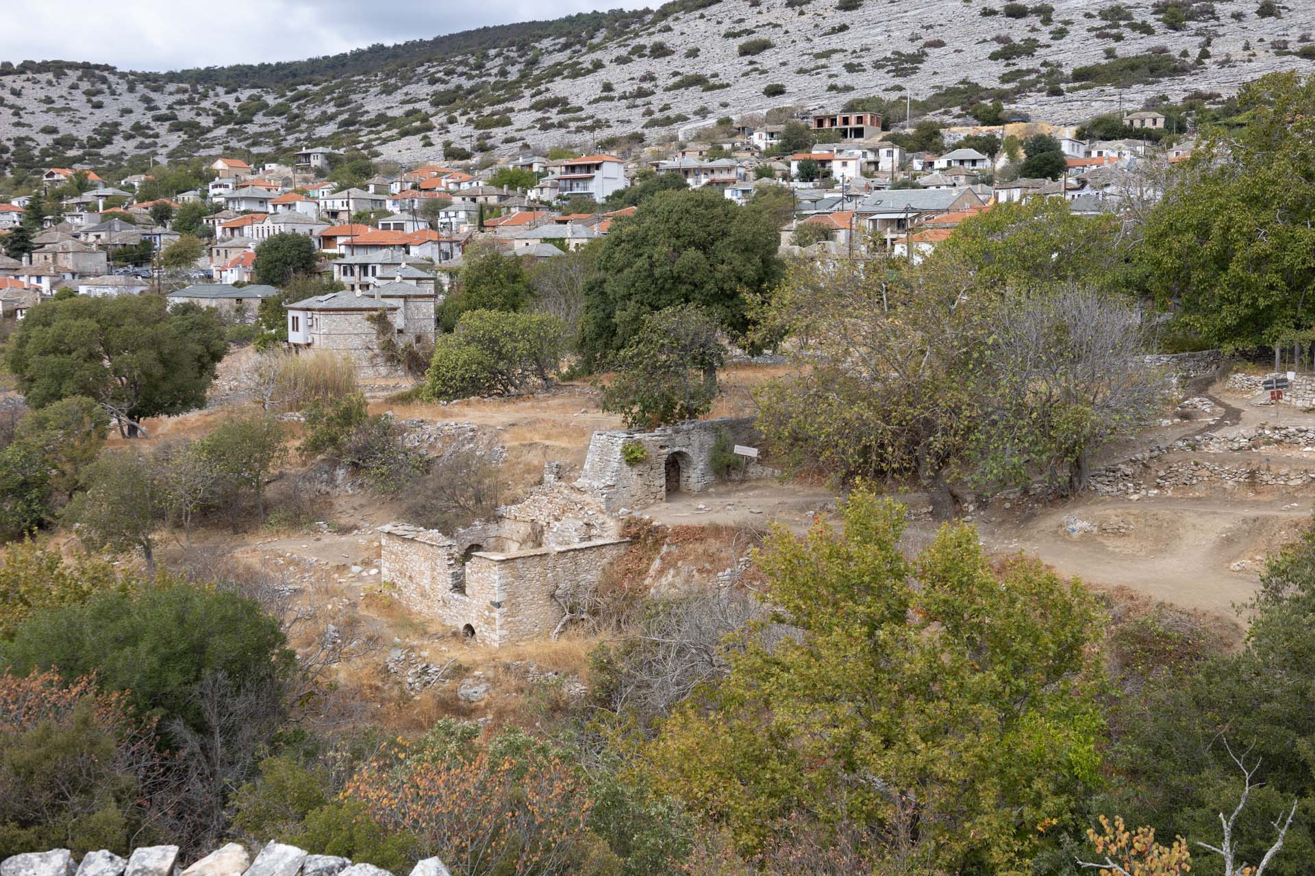 Theologos Getreidemühle Ruine